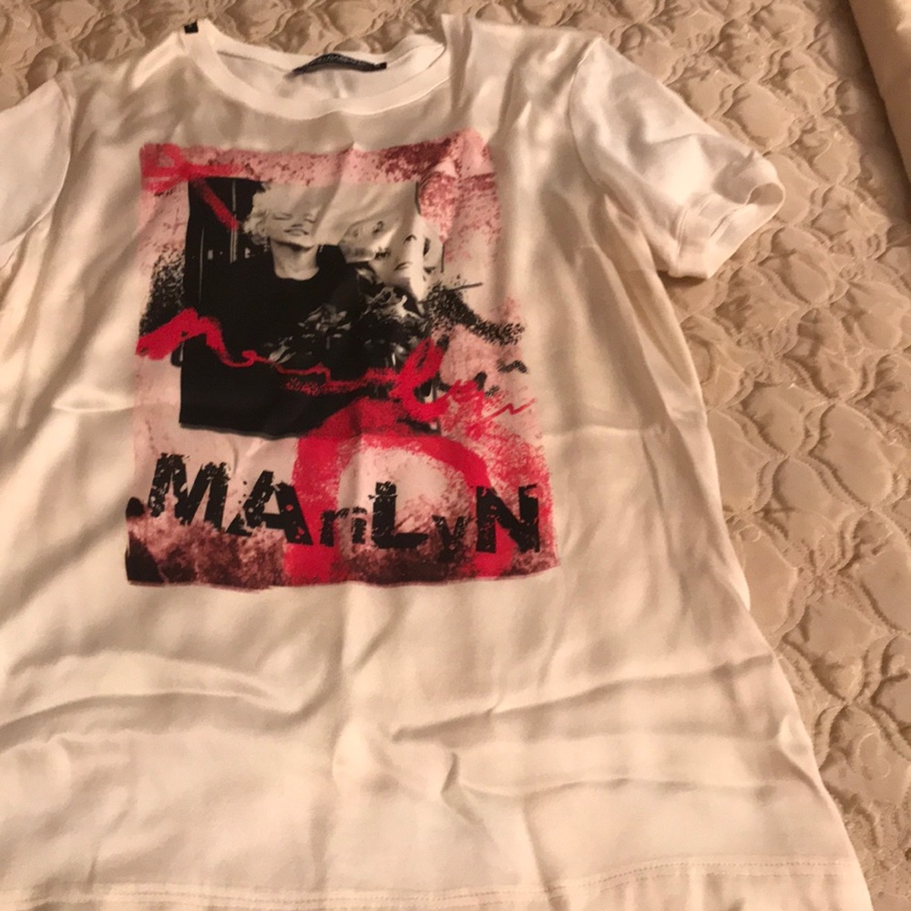 Top , silk front , cotton back